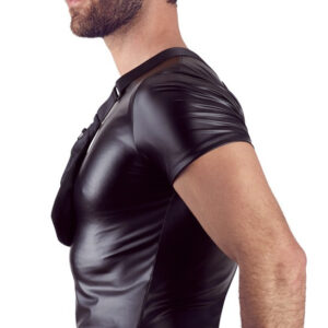 T-SHIRT UOMO STRETCHY CON MARSUPIO "NEK" COLORE NERO - immagine 4