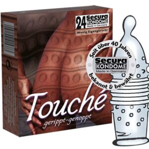 PROFILATTICI CON RILIEVI STIMOLANTI SECURA "TOUCHE'" - 24 PEZZI - immagine 1