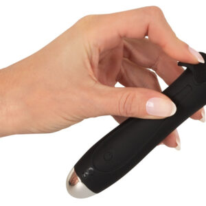 MINI VIBRATORE NEW GENERATION CON STORAGE BAG E LUBRIFICANTE - COLORE NERO - immagine 8