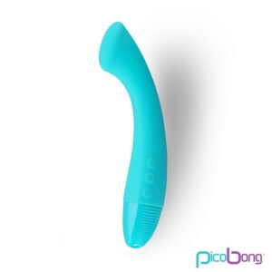 VIBRATORE STIMOLATORE PUNTO G PICOBONG "MOKA" BLU - immagine 3