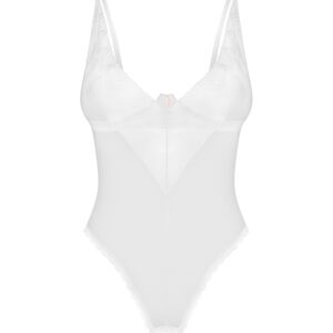 Corpetto senza cavallo in elegante bianco Obsessive - immagine 3