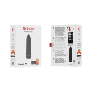 ONINDER - BERLIN VIBRATORE BULLET NERO 9 MODALITÀ 8,5 X 2 CM - APP GRATUITA - immagine 3