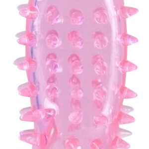 SET 2 GUAINE DA DITO CON RILIEVI PER STIMOLAZIONE VAGINALE E CLITORIDEA - immagine 4