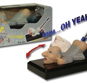 PORTA PENNE VIBRANTE UOMO PROSTRATO - immagine 1