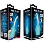 MR PLAY - DOCCIA ANALE IN GOMMA BLU PERA - immagine 8