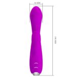 PRETTY LOVE - VIBRATORE RICARICABILE GLORIA RABBIT-VIOLA IMPERMEABILE - immagine 7