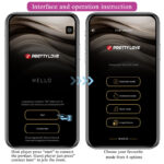 PRETTY LOVE - HECTOR VIBRATORE ELETTROSHOCK BY APP CONTROL VIOLA - immagine 15