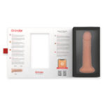 ONINDER - DILDO VIBRATORE MEDIO BOGOT? 9 VELOCIT? NATURALE 20 CM -O- 4.2 CM - APP GRATUITA - immagine 5