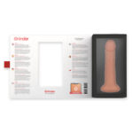 ONINDER - DILDO VIBRATORE PICCOLO BOGOT? 9 VELOCIT? NATURALE 17.5 CM -O- 4 CM - APP GRATUITA - immagine 4