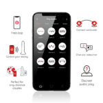 ONINDER - DILDO VIBRATORE PICCOLO BOGOT? 9 VELOCIT? NATURALE 17.5 CM -O- 4 CM - APP GRATUITA - immagine 5