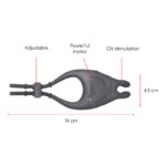 ONINDER - ANELLO VIBRATORE REGOLABILE RICARICABILE PAMPA CON STIMOLATORE CLITORIDE 10 VELOCIT? - APP GRATUITA - immagine 4