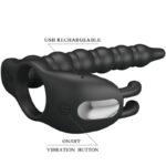 PRETTY LOVE - BLACKNEY ANELLI PER PENE CON SPINA VIBRATORE - immagine 6