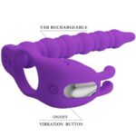 PRETTY LOVE - BLACKNEY ANELLI PER PENE CON SPINA VIBRATORE - immagine 5