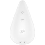 SATISFYER - DEW DROP VIBRADOR LAY-ON BLANCO - immagine 2