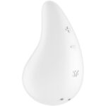 SATISFYER - DEW DROP VIBRADOR LAY-ON BLANCO - immagine 3