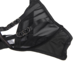 SUBBLIME - SET DUE PEZZI DI REGGISENO TRASPARENTE E STRISCE S/M - immagine 5