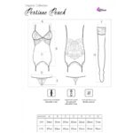 LIVCO CORSETTI FASHION - PERSINNE PEACH SET CORSET + PANTY + MEDIAS - immagine 5