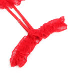 SUBBLIME - TEDDY CON LIGA DETALLE ENCAJE Y TIRAS ROJO S/M - immagine 9