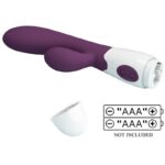 PRETTY LOVE - ALVIS VIBRATORE RABBIT E PUNTO G VIOLA - immagine 9