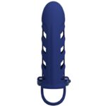 PRETTY LOVE - ALTAF ANELLO VIBRATORE CON GUAINA IN SILICONE BLU - immagine 5