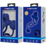 PRETTY LOVE - REMINGTON DOPPIO ANELLO VIBRANTE CON SPINA BLU - immagine 10