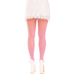 LEG AVENUE - MEDIAS CON ABERTURAS CORAZON & LAZOS ROSA - immagine 2