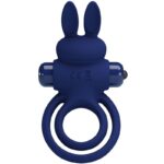 PRETTY LOVE - DAREY DOPPIO ANELLO VIBRANTE CONIGLIO BLU - immagine 3