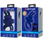 PRETTY LOVE - DAREY DOPPIO ANELLO VIBRANTE CONIGLIO BLU - immagine 9