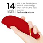 WOMANIZER - PREMIUM 2 STIMOLATORE CLITORALE BORDEAUX - immagine 5