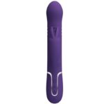 PRETTY LOVE - COALE VIBRATORE CONIGLIO CARBONE 4 EN 1 VIOLA - immagine 3