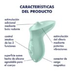 SATISFYER - VIBRATORE EXCITERRR DA APPOGGIO CLITORIDE MENTA - immagine 4