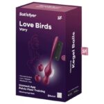 SATISFYER - LOVE BIRDS VARY SFERE VIBRANTI APP GRATUITA WINE ROSSO - immagine 5