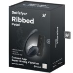 SATISFYER - RIBBED PETAL STIMOLATORE PUNTO G TELECOMANDO NERO APP GRATUITA - immagine 7