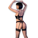 CHILIROSE - CR 4625 SET CUATRO PIEZAS CROTCHLESS ROJO S - immagine 2