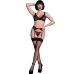 CHILIROSE - CR 4692 SET CUATRO PIEZAS NEGRO S - immagine 3