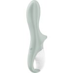 SATISFYER - AIR PUMP BOOTY 3 VIBRATORE ANALE GONFIABILE GRIGIO VERDE - immagine 4
