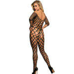 SUBBLIME - 951719 BODYSTOCKING A RETE CON SPALLE APERTE NERO TAGLIA UNICA - immagine 2