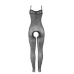 SUBBLIME - 951726 BODYSTOCKING A RETE ELASTICA NERA SENZA CAVALLO TAGLIA UNICA - immagine 5