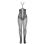 SUBBLIME - 951849 BODYSTOCKING A RETE CON COPPA APERTA E COLLO AL CENTRO NERO TAGLIA UNICA - immagine 4