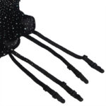 SUBBLIME - 952174 BODYSTOCKING A RETE CON GUANTI E STRASS NERO TAGLIA UNICA - immagine 7