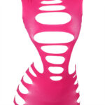 SUBBLIME - 952273 VESTITO ELASTICO A RETE MANICA LUNGA ROSA TAGLIA UNICA - immagine 4