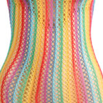 SUBBLIME - 952341 VESTITO A RETE ARCOBALENO TAGLIA UNICA - immagine 8