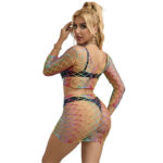 SUBBLIME - 952440 INSIEME A RETE 2 PEZZI MANICA LUNGA ARCOBALENO TAGLIA UNICA - immagine 2