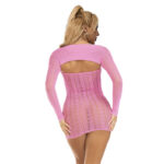 SUBBLIME - 952471 VESTITO A RETE ROSA TAGLIA UNICA - immagine 2
