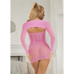 SUBBLIME - 952471 VESTITO A RETE ROSA TAGLIA UNICA - immagine 7