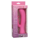 CALEXOTICS - FIRST TIME VIBRATORE CONIGLIO RICARICABILE ROSA - immagine 10