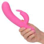 CALEXOTICS - FIRST TIME VIBRATORE CONIGLIO RICARICABILE ROSA - immagine 6