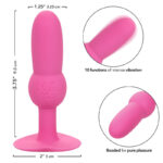 CALEXOTICS - FIRST TIME PLUG ANALE SONDA PERLINE 10 VIBRAZIONI ROSA - immagine 7