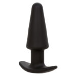 CALEXOTICS - ROCK BOTTOM TAPPO ANALE CONICO 10 VIBRAZIONI SILICONE NERO - immagine 3