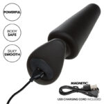 CALEXOTICS - ROCK BOTTOM TAPPO ANALE CONICO 10 VIBRAZIONI SILICONE NERO - immagine 8